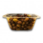 Olivette Liguri in salamoia vaschetta 250 gr.ca.
