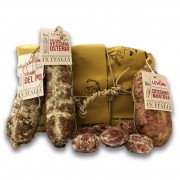 Pacco regalo salame del Po salame Vecchia Osteria salame Mignon cotechino Scorzone