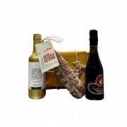 Pacco regalo salame VO Olio Lambrusco Loghino Dante